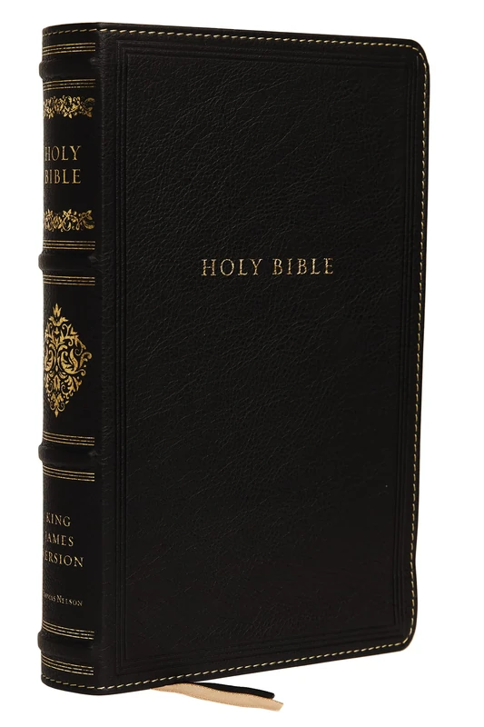 KJV, Personal Size Reference Bible, Sovereign Collection, Genuine Leather, Black, Red Letter, Comfort Print: Holy Bible, King James Version - Image 1