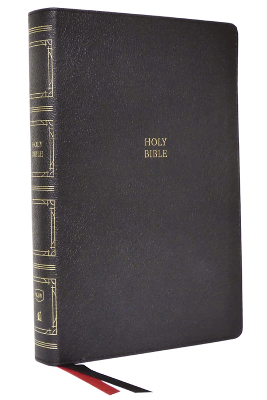KJV Holy Bible: Paragraph-style Large Print Thinline with 43,000 Cross References, Black Genuine Leather, Red Letter, Comfort Print: King James Version: Holy Bible, King James Version