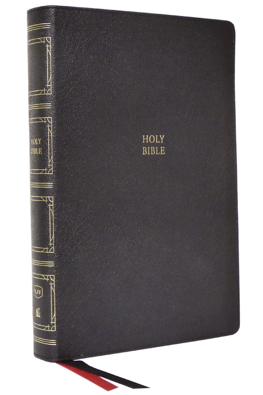 KJV Holy Bible: Paragraph-style Large Print Thinline with 43,000 Cross References, Black Genuine Leather, Red Letter, Comfort Print (Thumb Indexed): King James Version: Holy Bible, King James Version