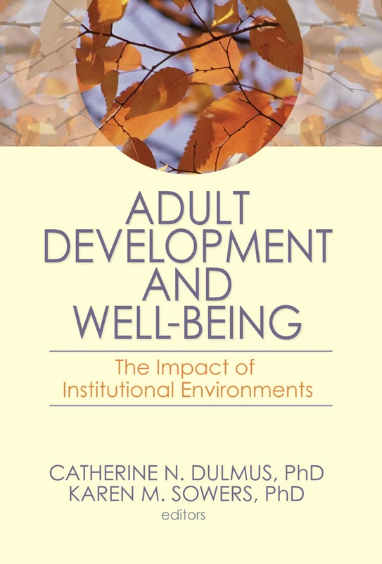 Routledge Adult Development and Well-Being Book