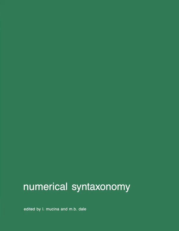 Springer Numerical Syntaxonomy: 10 - Advances in Vegetation Science - Image 1