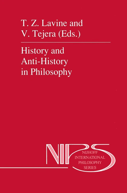 Springer History and Anti-History in Philosophy - Vol 34
