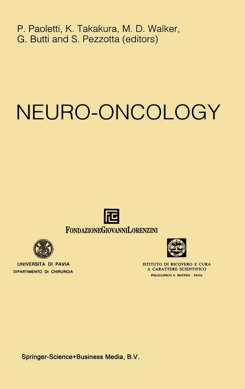 Neuro-Oncology: v. 66 (Developments in Oncology)
