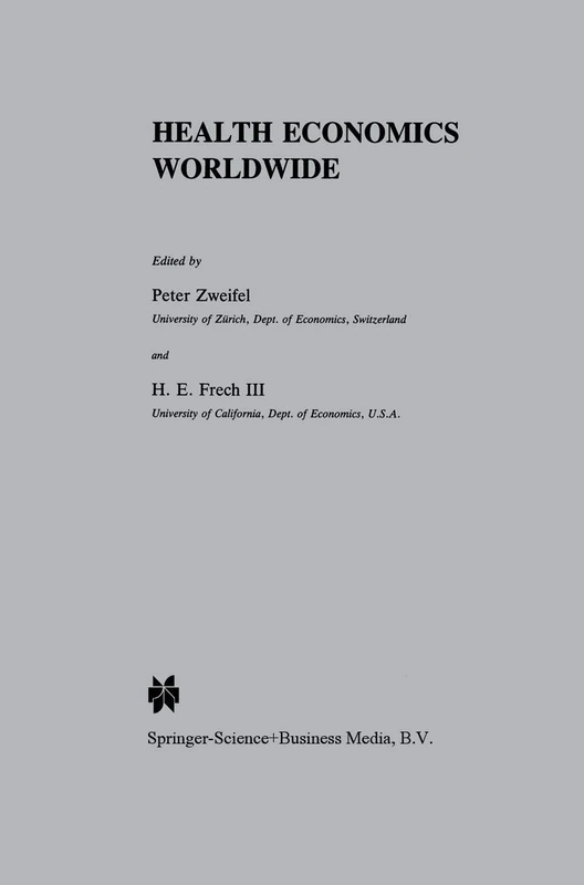 Springer Health Economics Worldwide 1 - Economic Policy Book