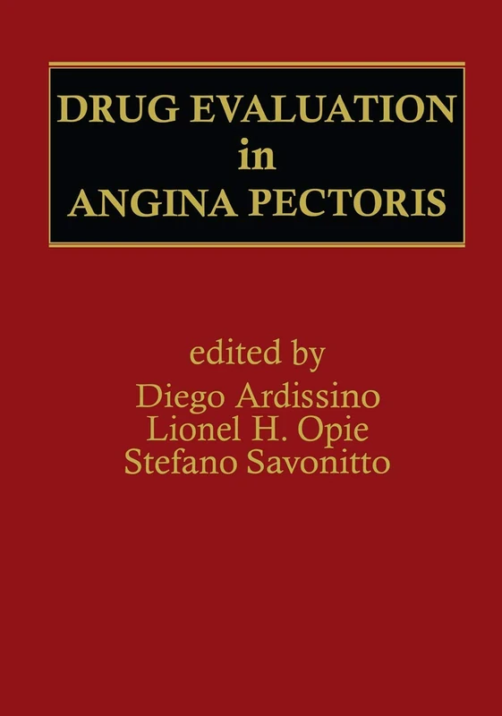 Springer Drug Evaluation in Angina Pectoris - Vol 158