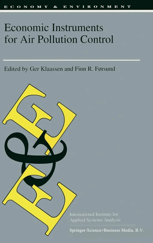 Economic Instruments for Air Pollution Control: v. 9 (Economy and Environment) - Image 1