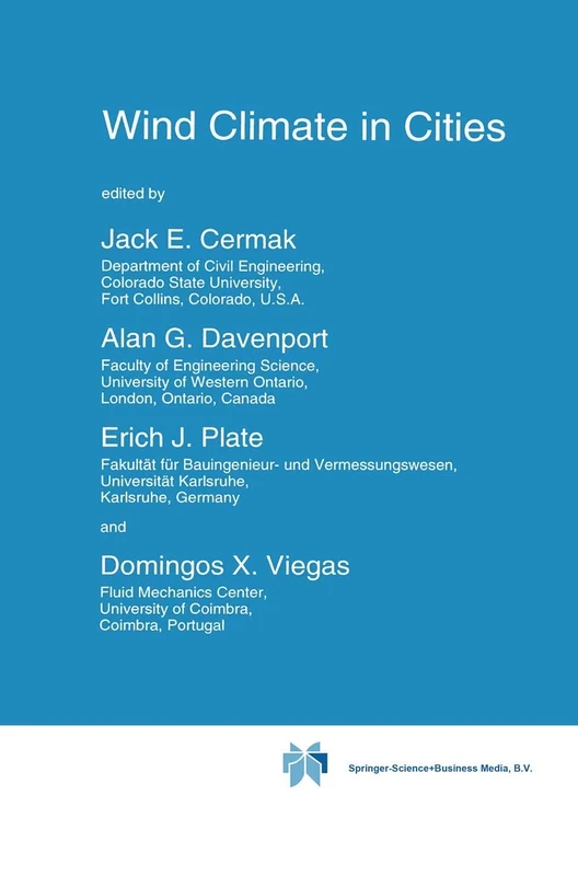 Wind Climate in Cities: 277 (NATO Science Series E:, 277)
