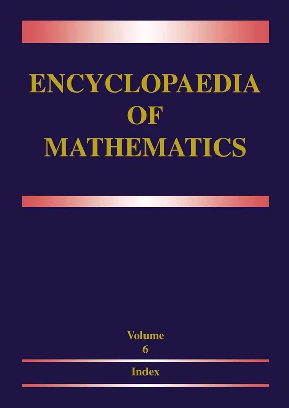 Encyclopaedia of Mathematics: Volume 6: Subject Index ― Author Index