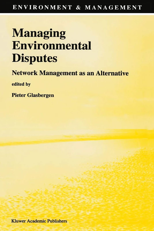 Springer Managing Environmental Disputes - Network Management 5