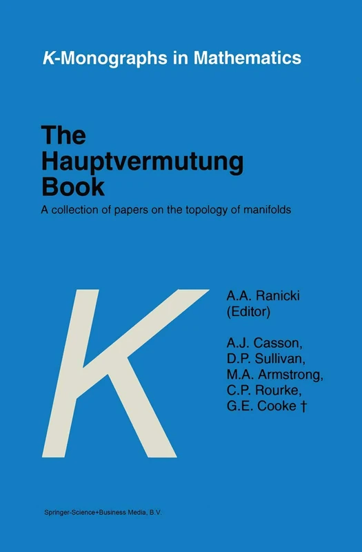 Springer The Hauptvermutung Book - Topology of Manifolds