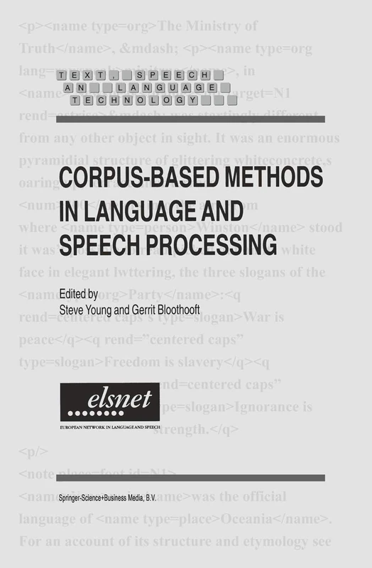 Corpus-Based Methods in Language and Speech Processing: 2 (Text, Speech and Language Technology, 2)