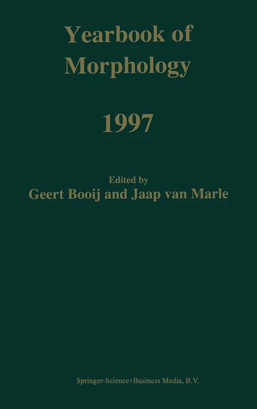 Yearbook of Morphology