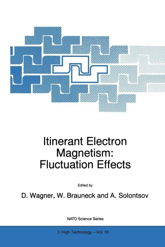 Itinerant Electron Magnetism: Fluctuation Effects: 55 (NATO Science Partnership Subseries: 3, 55)