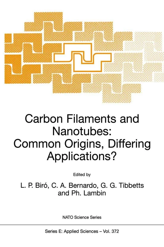 Carbon Filaments and Nanotubes: Common Origins, Differing Applications?: 372 (NATO Science Series E:, 372)