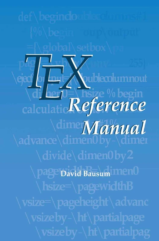 Springer TeX Reference Manual - Typography and Graphic Arts