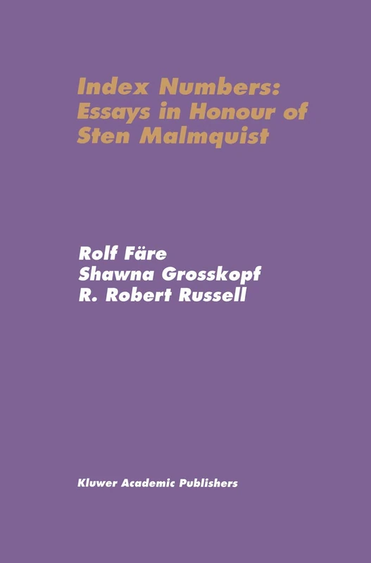 Index Numbers: Essays in Honour of Sten Malmquist