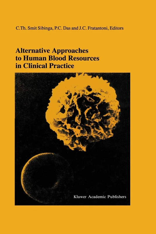 Springer Alternative Blood Resources in Clinical Practice Book