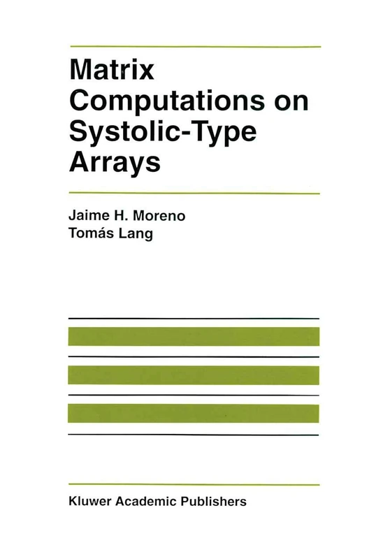 Springer Matrix Computations on Systolic-Type Arrays Book