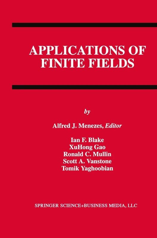 Springer Applications of Finite Fields - Engineering & CS Book