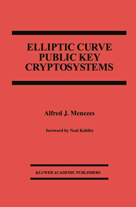 Springer Elliptic Curve Public Key Cryptosystems Book