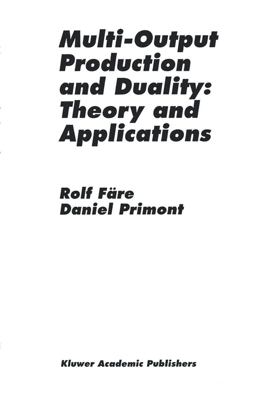 Multi-Output Production and Duality: Theory and Applications - Image 1