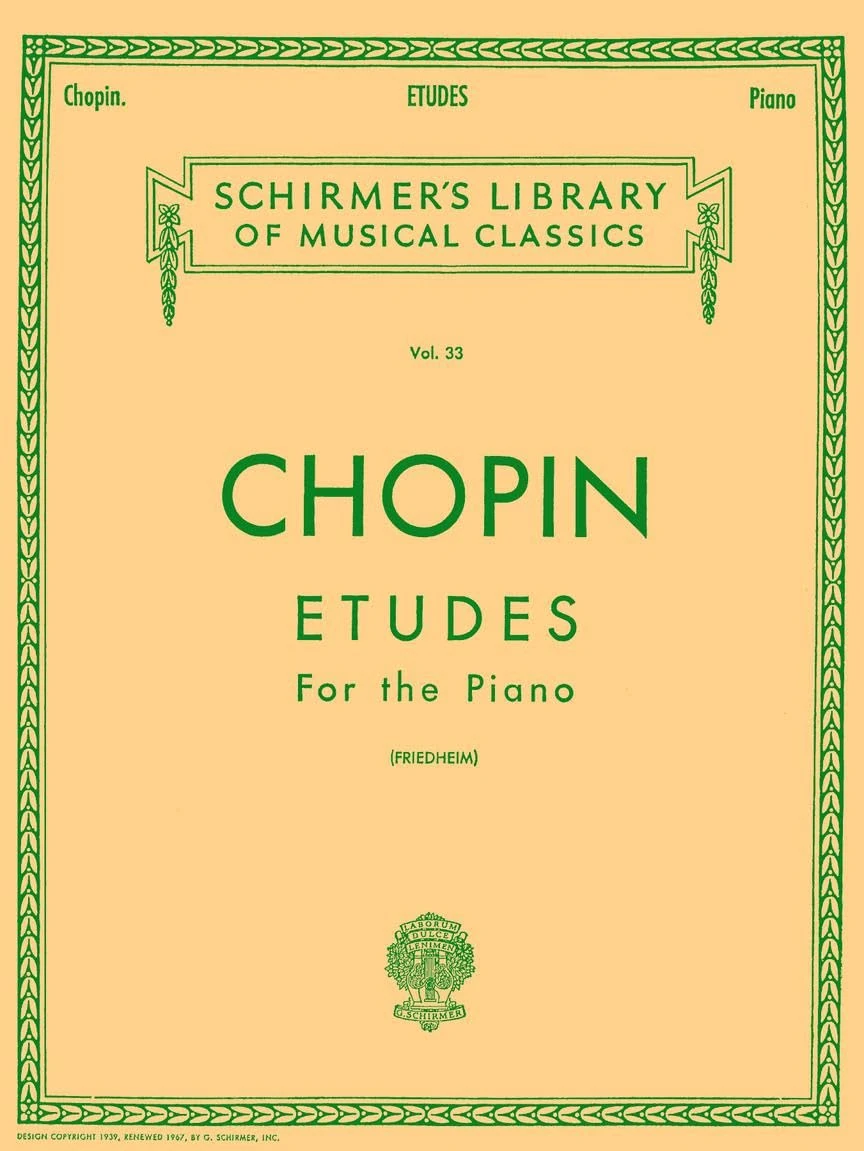Etudes. Piano Solo.: Schirmer Library of Classics Volume 33 Piano Solo (Schirmer's Library of Musical Classics)