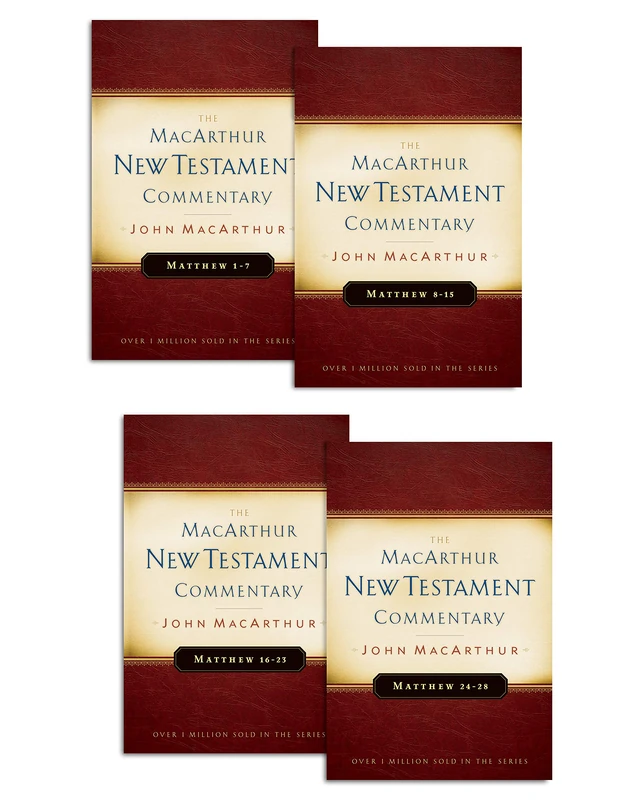 Matthew 1 28 MacArthur New Testament Commentary Four Volume Set (shrinkwrapped) (MacArthur New Testament Commentary Serie)