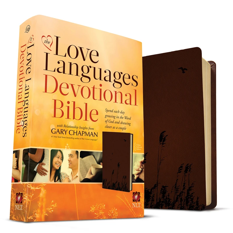NLT Love Languages Devotional Bible Chocolate Imitation Leather: New Living Translation, Soft Touch Edition