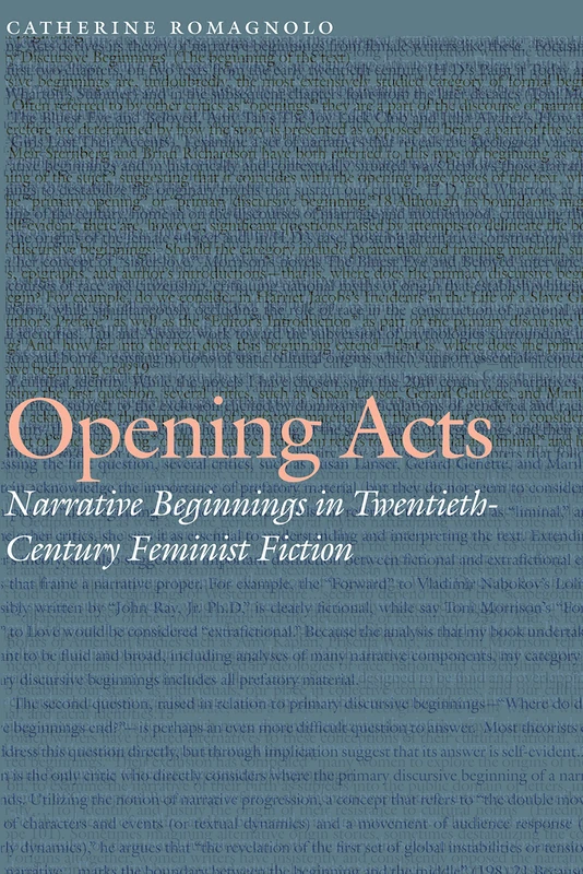 Opening Acts: Narrative Beginnings in Twentieth-Century Feminist Fiction (Frontiers of Narrative) - Image 1