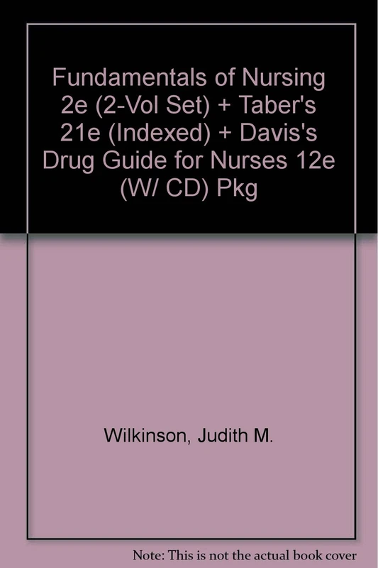 Pkg: Fund Of Nsg Vol. 1 & 2 2e, Tabers 21st, Deglin DG 12th - Image 1
