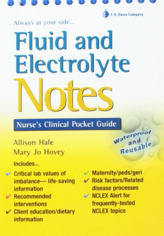 POP Display Fluid & Electrolyte Notes Bakers Dozen: Nurse's Clinical Pocket Guide