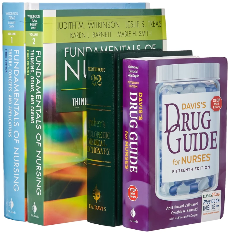 Pkg: Fund of Nsg Vol. 1 & 2 3e & RN Skills Videos Access Card 24-month access & Tabers 22e & Vallerand Drug Guide 15e