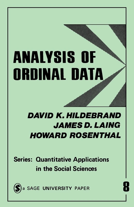 HILDEBRAND: ANALYSIS OF ORDINAL DATA (PAPER): 8 (Quantitative Applications in the Social Sciences) - Image 1