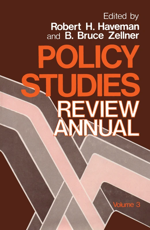 Sage Publications Policy Studies Review Annual Volume 3: 003