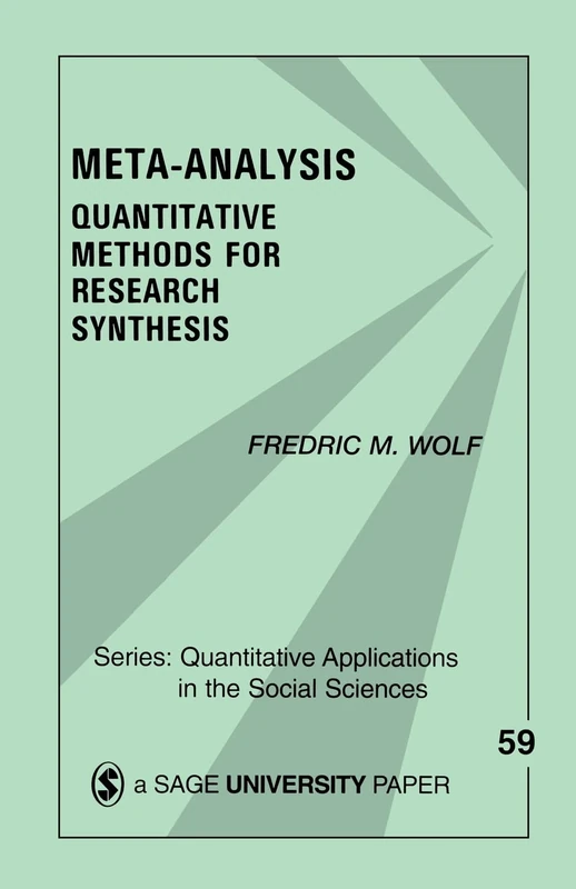 Meta-Analysis: Quantitative Methods For Research Synthesis: 59 (Quantitative Applications in the Social Sciences) - Image 1