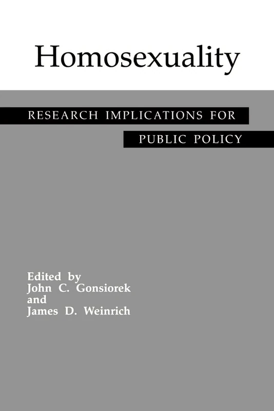 Homosexuality: Research Implications for Public Policy