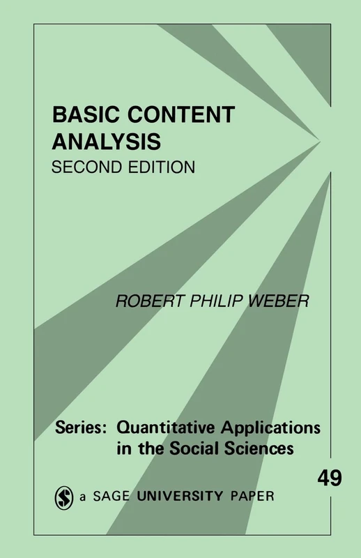 Basic Content Analysis (Quantitative Applications in the Social Sciences): 49