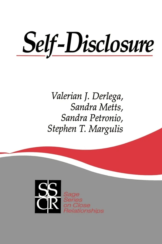 Self-Disclosure: 5 (SAGE Series on Close Relationships) - Image 1