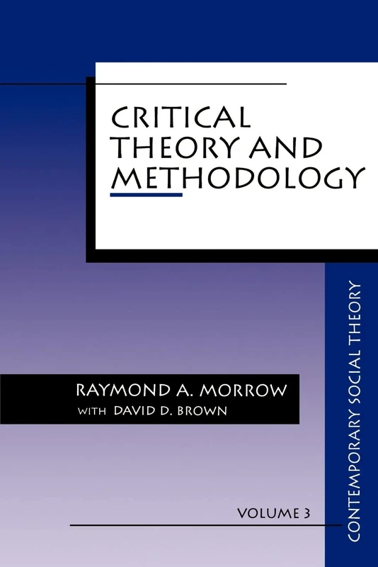 Critical Theory and Methodology: 3 (Contemporary Social Theory) - Image 1
