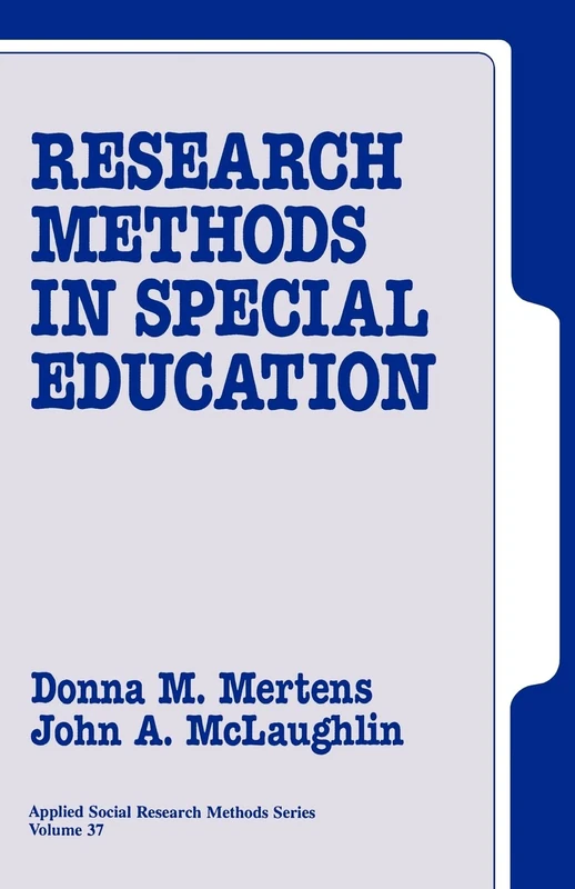 Research Methods in Special Education: 37 (Applied Social Research Methods)
