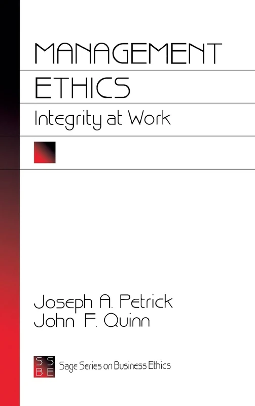 Sage Management Ethics: Integrity at Work - Business Ethics Book