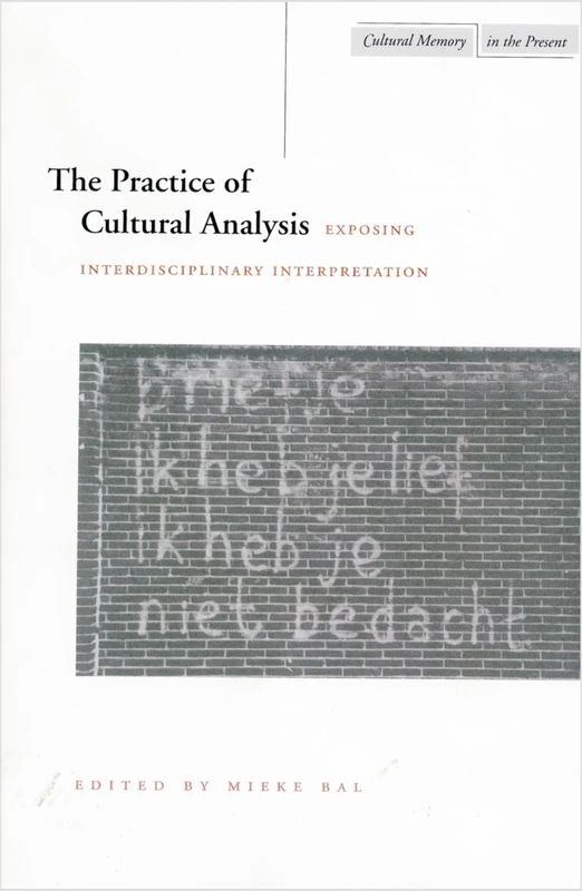 The Practice of Cultural Analysis: Exposing Interdisciplinary Interpretation (Cultural Memory in the Present)