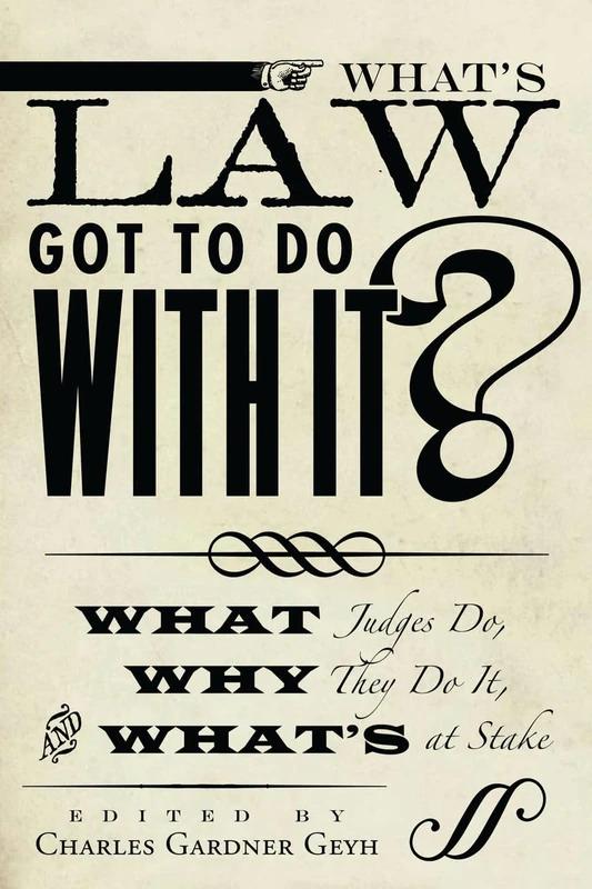 What's Law Got to Do With It?: What Judges Do, Why They Do It, and What's at Stake (Stanford Studies in Law and Politics)