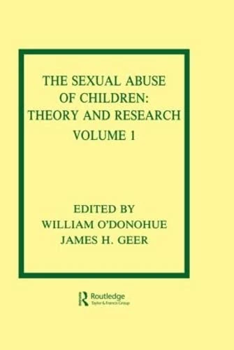 The Sexual Abuse of Children: Volume I: Theory and Research: 001 - Image 1