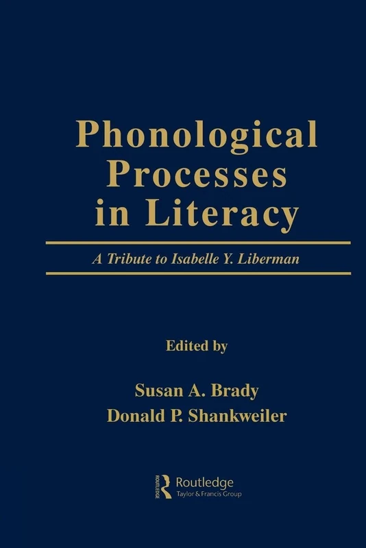Phonological Processes in Literacy: A Tribute to Isabelle Y. Liberman - Image 1