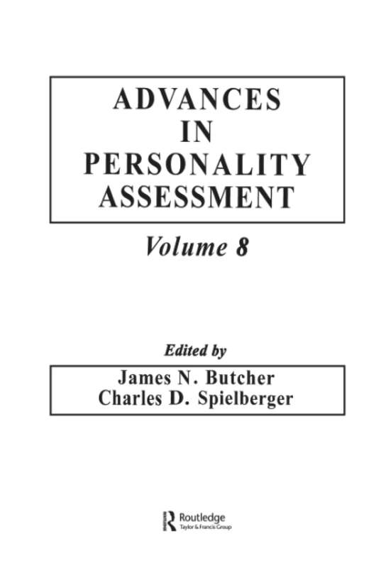 Advances in Personality Assessment: Volume 8
