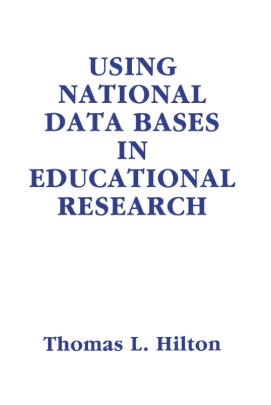 Using National Data Bases in Educational Research - Image 1