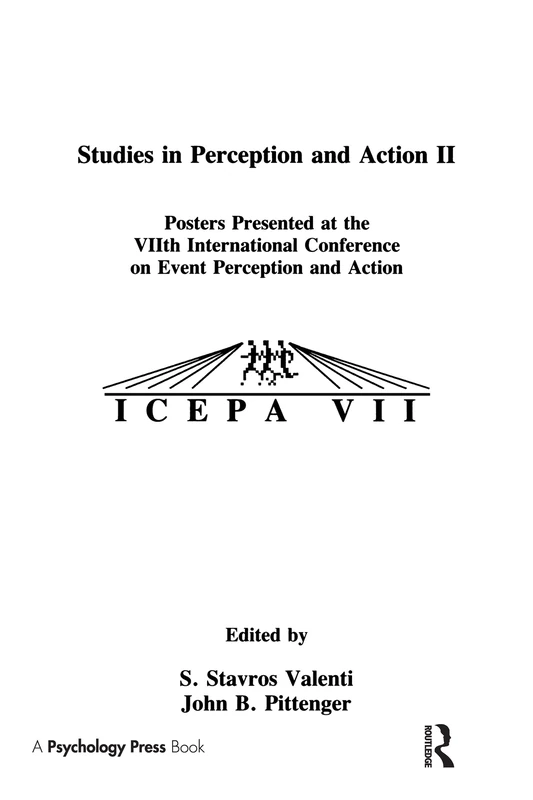 Psychology Press - Studies in Perception and Action II Book