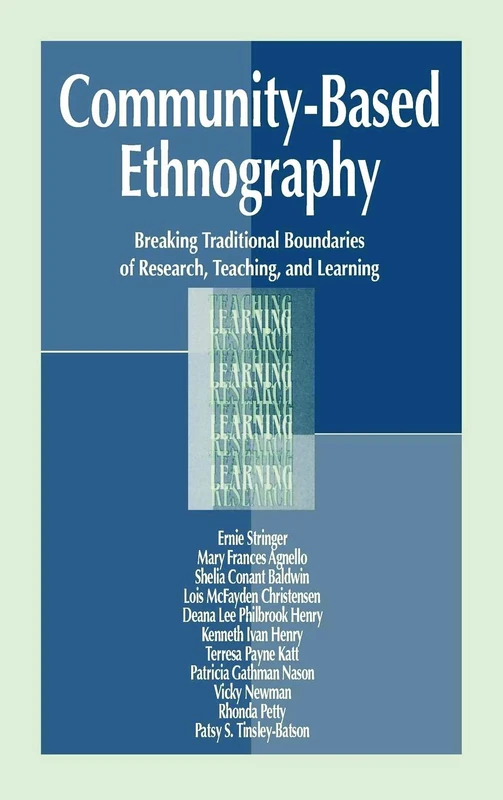Psychology Press - Community-Based Ethnography Book