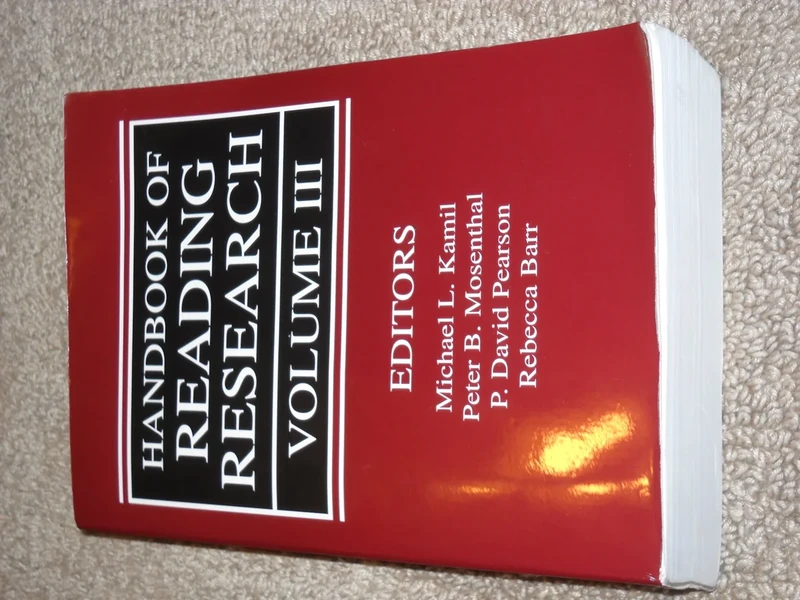 Handbook of Reading Research, Volume III: 03